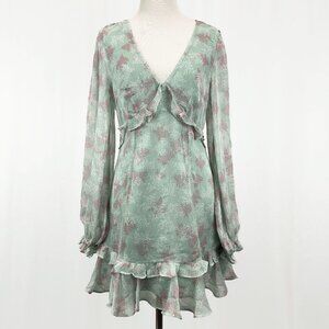 NWT Here Comes The Sun Women's Size M Mint Green Short Dress